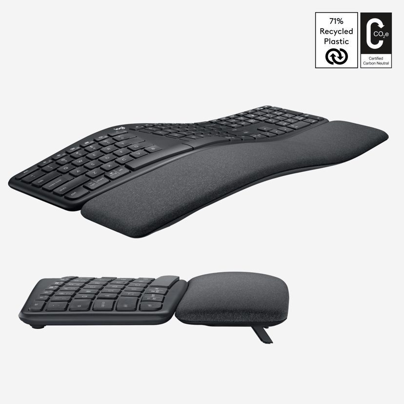 Logitech ERGO K860 Trådlös Amerikanskt internationellt
