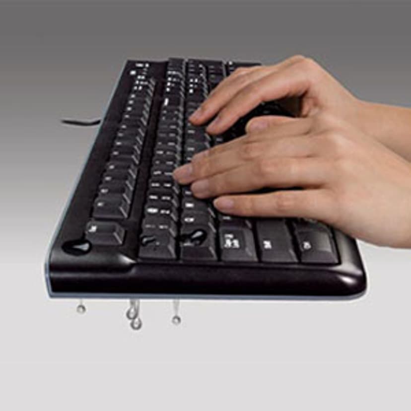 Logitech Desktop MK120 Ledningsført US International