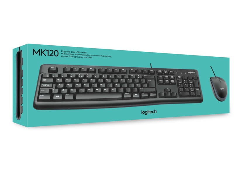 Logitech MK120 Desktop Bedraad US International