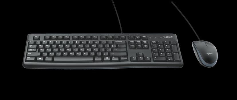 Logitech Desktop MK120 Ledningsført US International