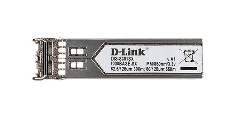D-Link DIS‑S301SX lähetin-vastaanotinmoduuli Valokuitu 1000 Mbit/s mini-GBIC