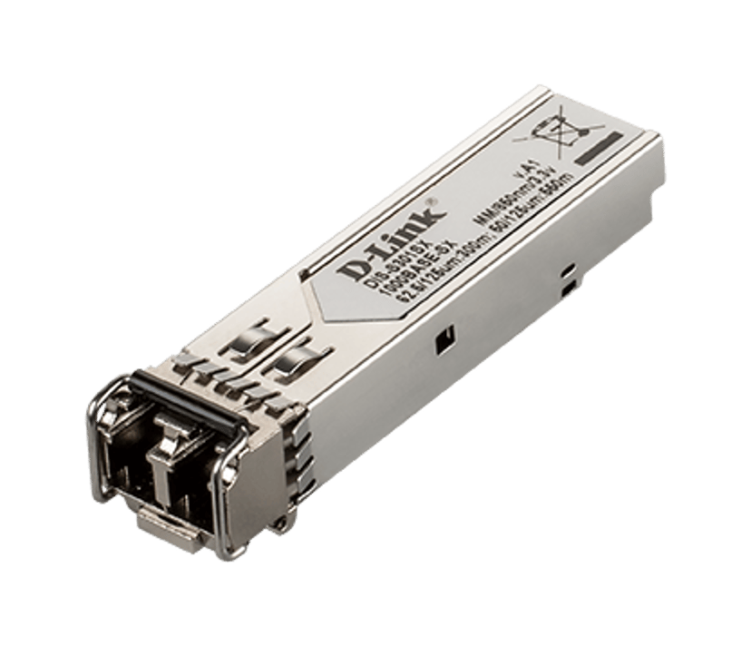 D-Link DIS‑S301SX transceiver-moduler för nätverk Fiberoptik 1000 Mbit/s mini-GBIC