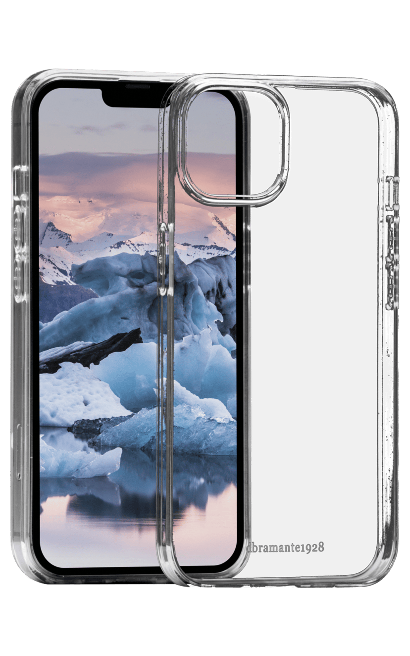 dbramante1928 Greenland 100 % resirkulert plast iPhone 14 Gjennomsiktig