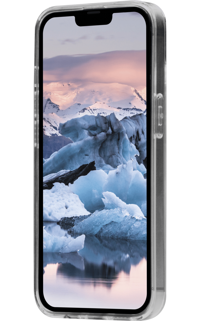 dbramante1928 Greenland, valmistettu 100% kierrätettystä muovista iPhone 14 Läpinäkyvä