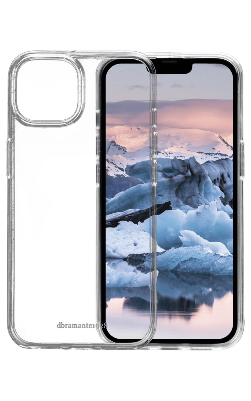 dbramante1928 Greenland, valmistettu 100% kierrätettystä muovista iPhone 14 Läpinäkyvä