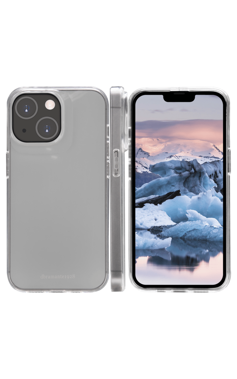 dbramante1928 Greenland 100 % resirkulert plast iPhone 14 Gjennomsiktig