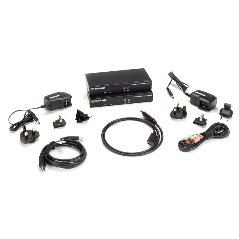 Black Box KVX KVM Extender Over CATX - 4K DP Audio USB