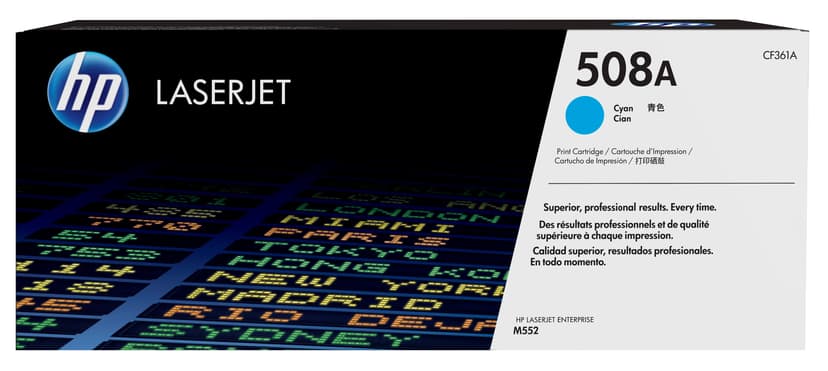 HP Värikasetti Syaani 508A 5K - CF361A