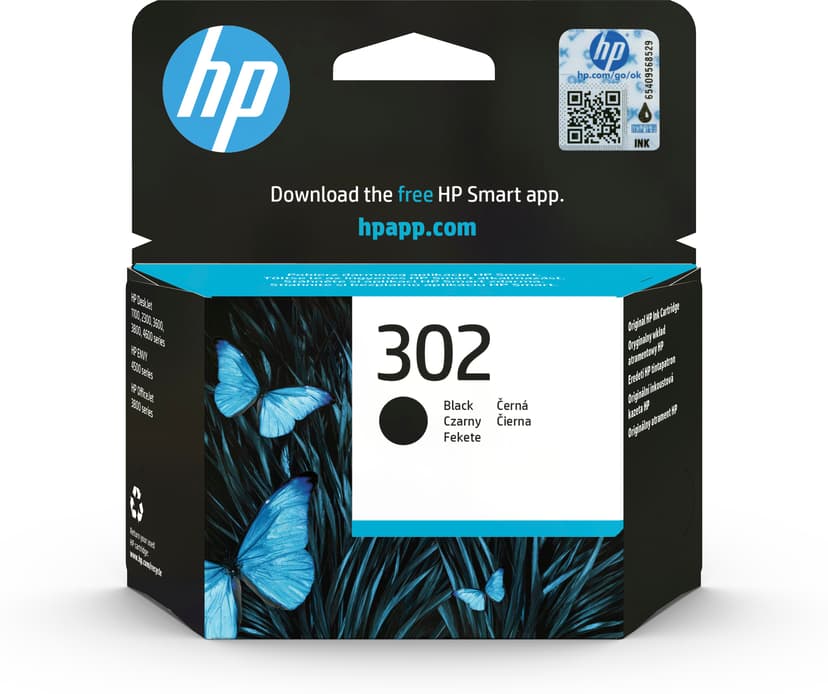 HP Blekk Svart No.302 - DJ 1110