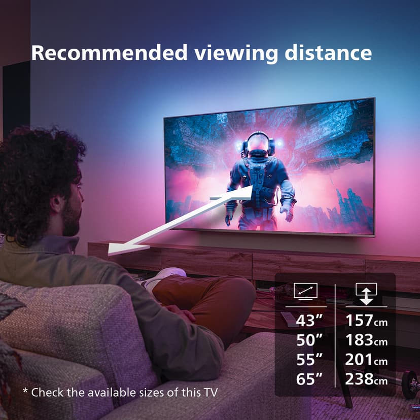 Philips The One 55" 4K LED Ambilight Smart TV