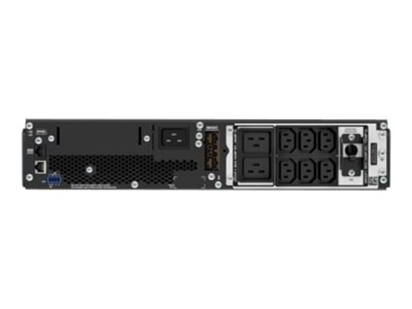 APC Smart-UPS On-Line SRT2200RMXLI - 2,2 kW/VA, 8 x C13 ja 2 x C19, räkkiin asennettava
