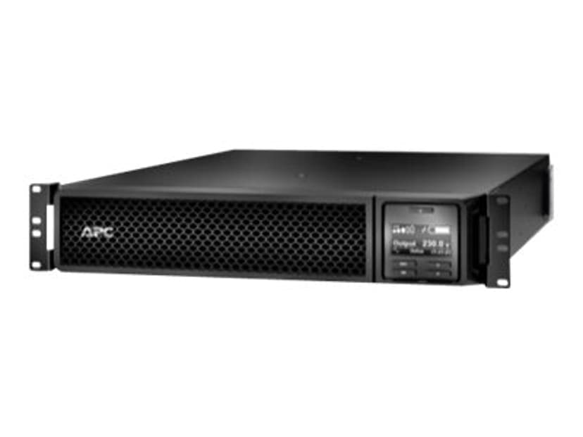 APC Smart-UPS On-Line SRT2200RMXLI - 2,2 kW/VA, 8 x C13 og 2 x C19, rackmontert
