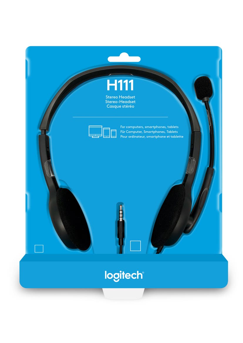 Logitech H111 3.5mm Stereo Musta