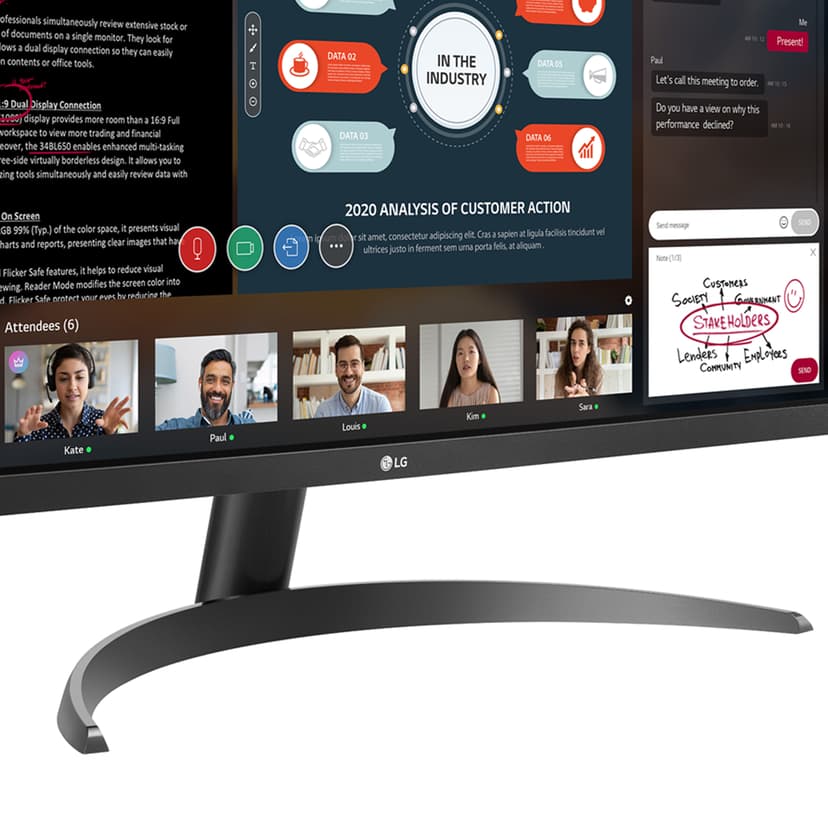 LG 29WP500-B 29" 2560 x 1080pixels IPS 21:9 75Hz