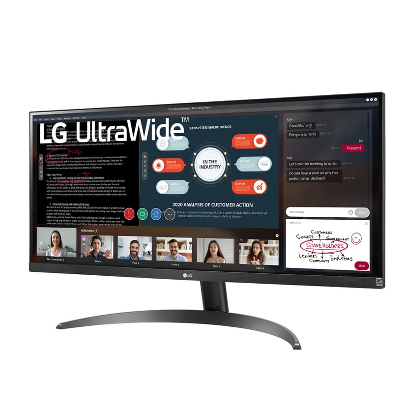 LG 29WP500-B 29" 2560 x 1080pixels IPS 21:9 75Hz