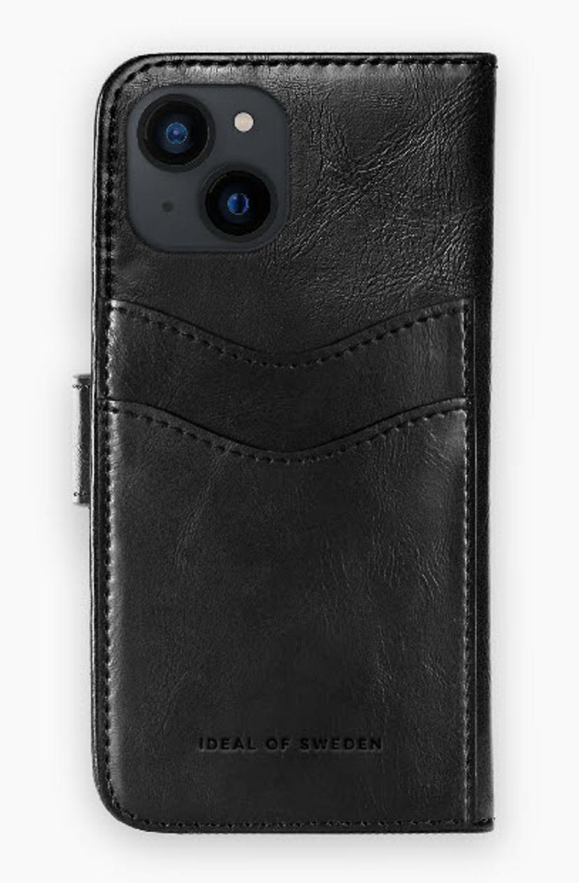 iDeal Magnet Wallet+ Vikbart Fodral För Mobiltelefon iPhone 13, iPhone 14, iPhone 16e Svart