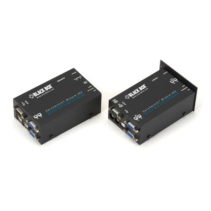 Black Box KVM Extender Over CATX - Dual VGA Audio USB 2.0
