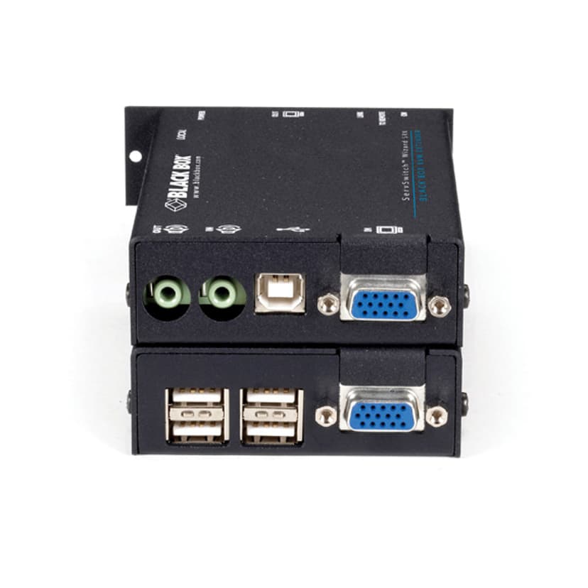 Black Box KVM Extender Over CATX - VGA Audio USB 1.1