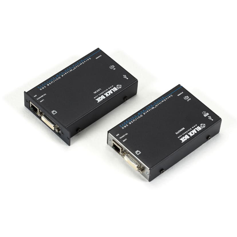 Black Box DVI-D USB KVM-forlenger med lyd, CATx, 50 m