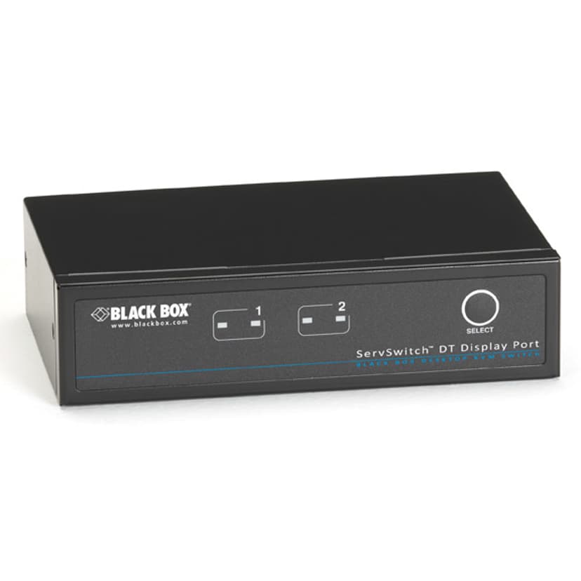 Black Box DT KVM Switch - DP Audio USB 2.0 2-Port