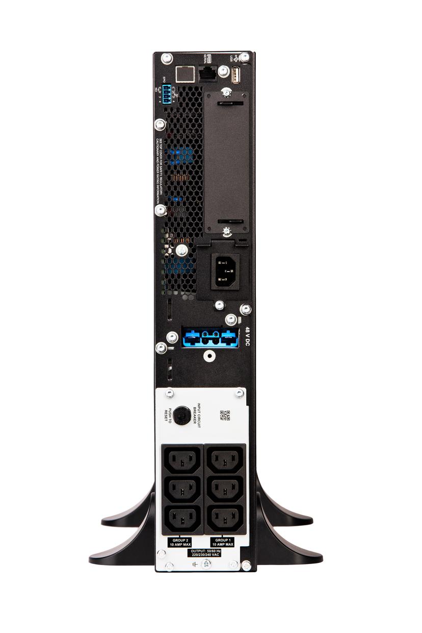 APC Smart-UPS On-Line SRT1000RMXLI Noodstroomvoeding - 1kW/VA, 6x C13 uitgang, tower