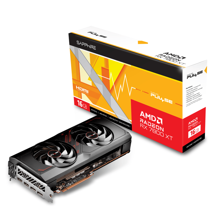 Sapphire Pulse AMD Radeon RX 7800 XT 16GB