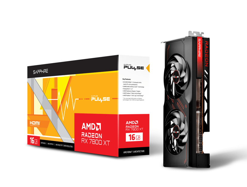Sapphire Pulse AMD Radeon RX 7800 XT 16GB
