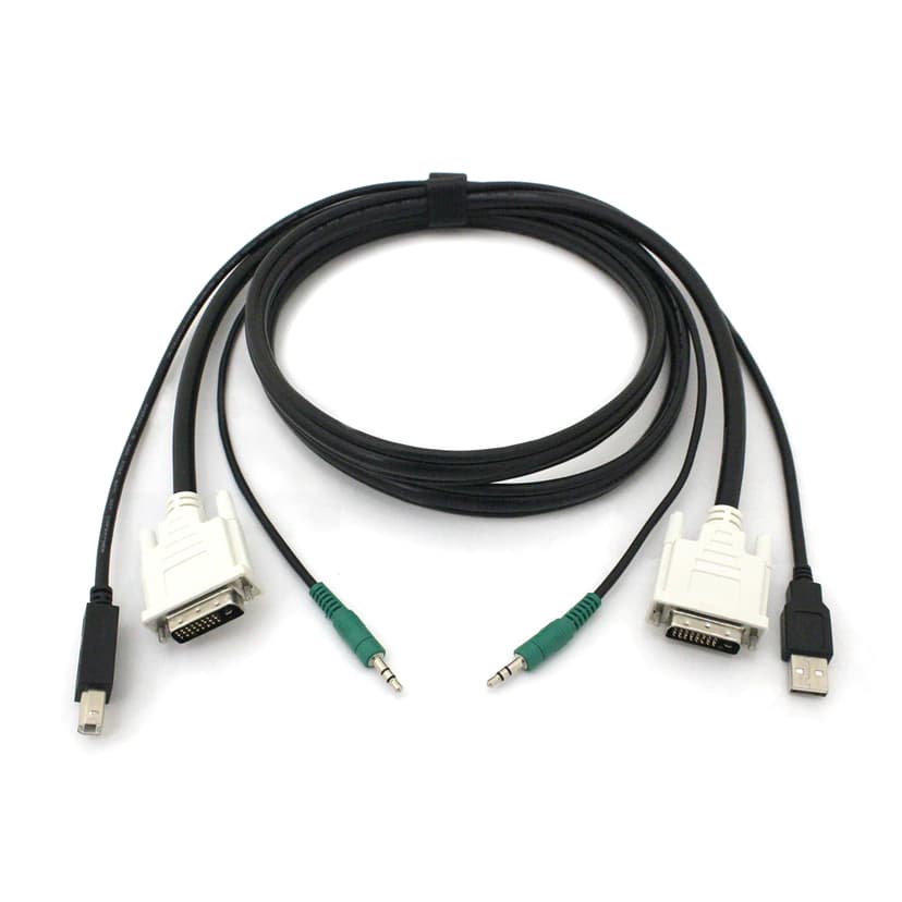 Black Box Secure KVM Cable Kit - DVI USB Audio 1.8m