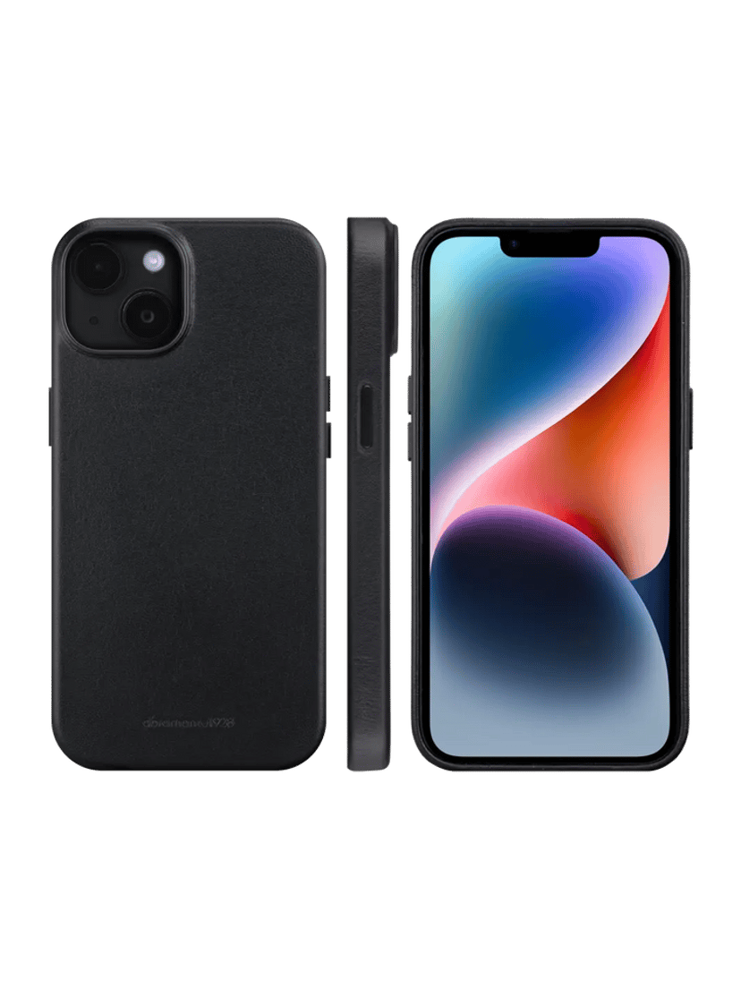 dbramante1928 Roskilde Magsafe Full-Grain Leather iPhone 14 Svart