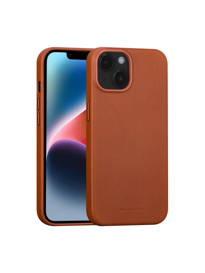 dbramante1928 Roskilde Magsafe Full-Grain Leather iPhone 14 Tan
