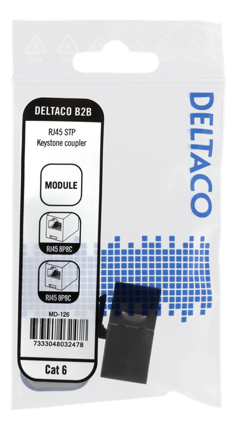 Deltaco Keystone RJ45 RJ45 CAT6 STP