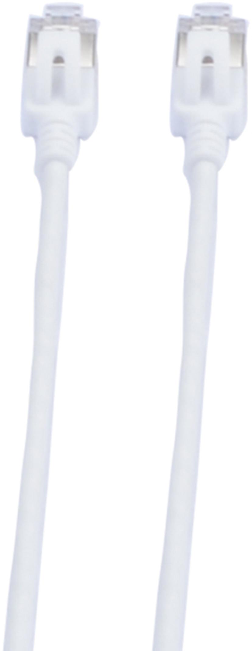 Prokord TP-Cable U/FTP CAT.6A Slim Lszh RJ45 2.0m White RJ-45 Cat 6A 2m Wit