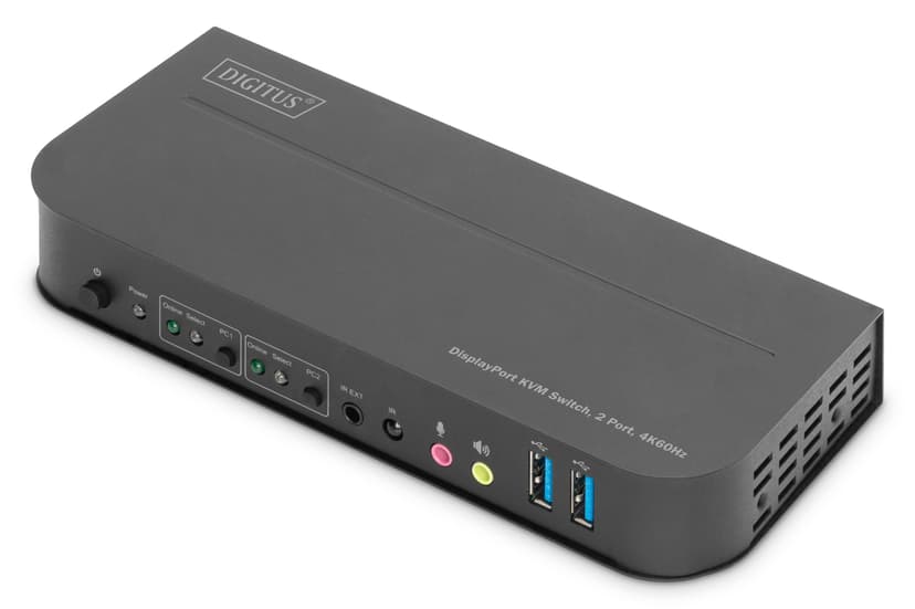 Digitus Industriel 4K KVM switch med 2 porte