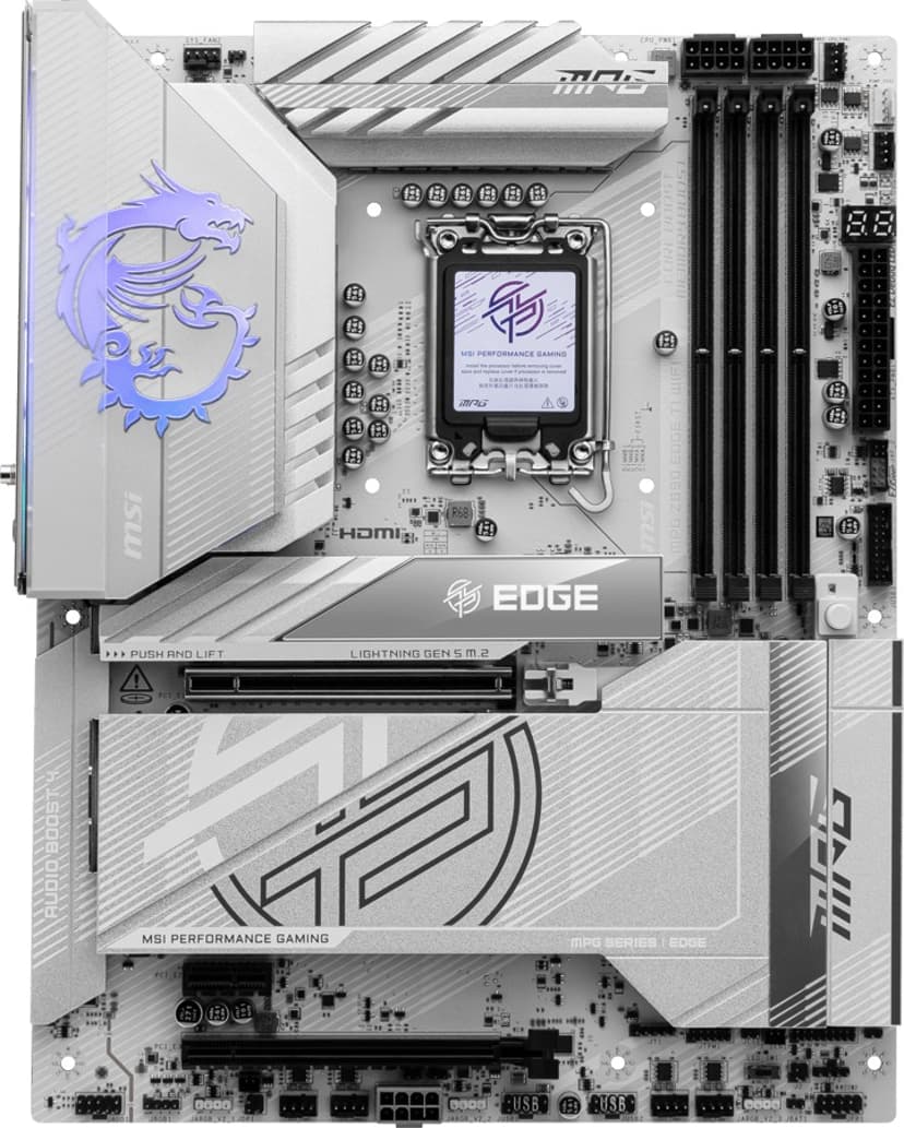 MSI MPG Z890 Edge TI WIFI LGA 1851 ATX Moderkort