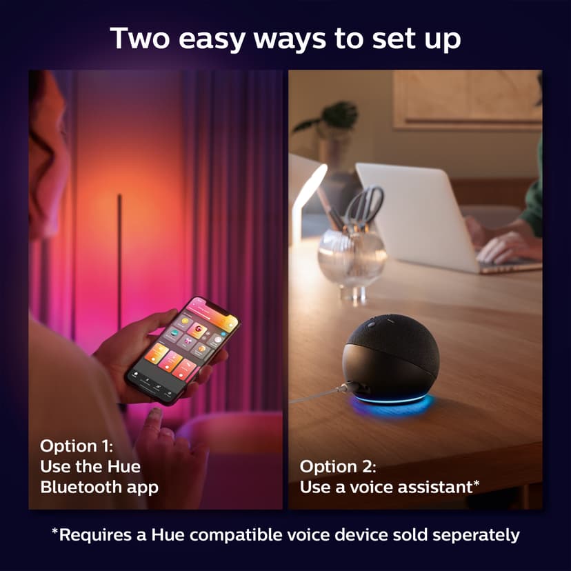 Philips Hue White and Color ambiance Signe gradient -pöytävalaisin