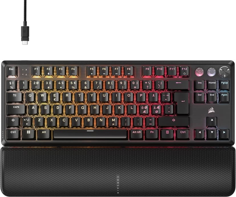 Corsair K70 Pro Gaming Keyboard - MGX Hyperdrive Kabel CORSAIR MGX Hyperdrive Nordisk