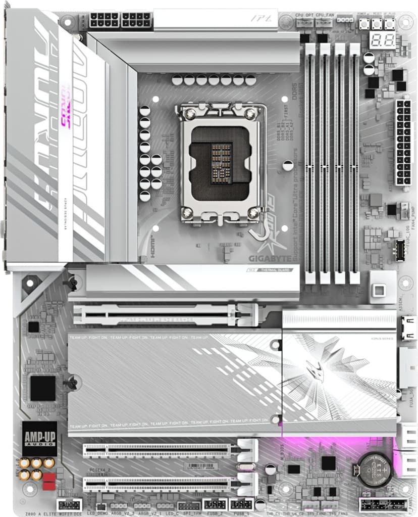 Gigabyte Z890 Aorus Elite WIFI7 Ice LGA 1851 ATX Moederbord