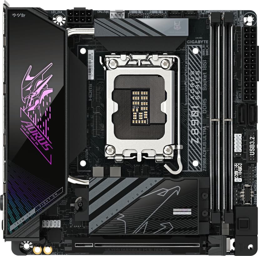Gigabyte Z890I Aorus Ultra LGA 1851 Mini-ITX Emolevyt
