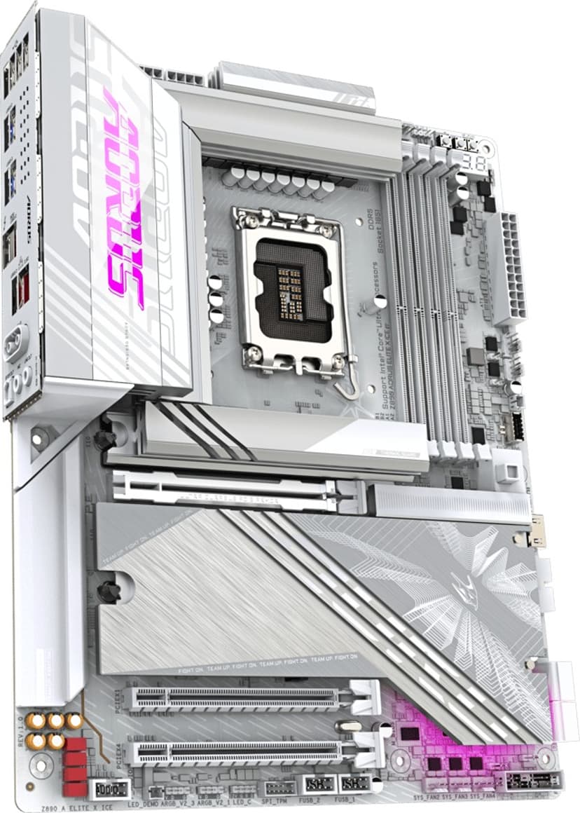 Gigabyte Z890 Aorus Elite X Ice LGA 1851 ATX Hovedkort