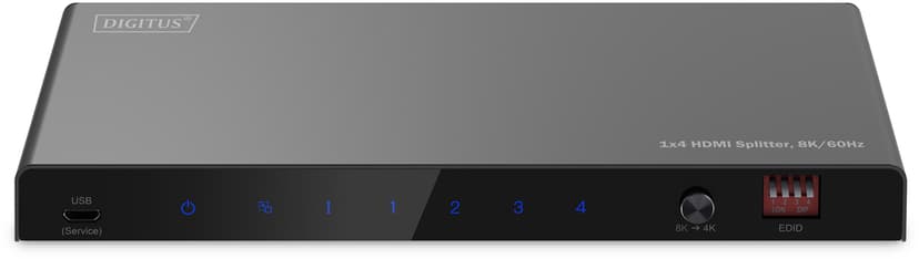 Digitus 8K HDMI-splitter 1x4