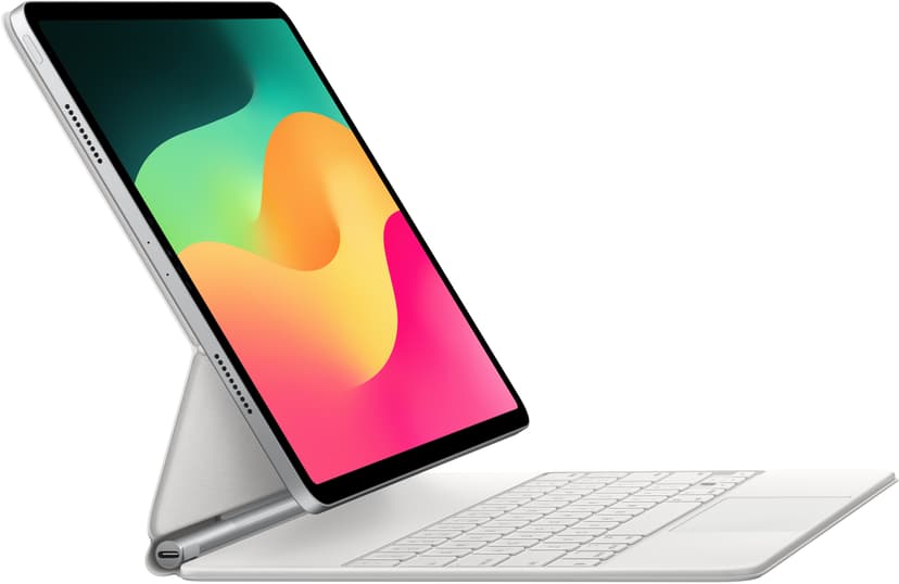 Apple Magic Keyboard iPad Air 13" (2024), iPad Pro 12.9" 6th gen Svenska, Finska Vit