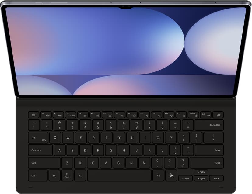 Samsung Book Cover Keyboard Slim AI Key Samsung Galaxy Tab S10 Ultra, Samsung Galaxy Tab S9 Ultra Nordisk Sort