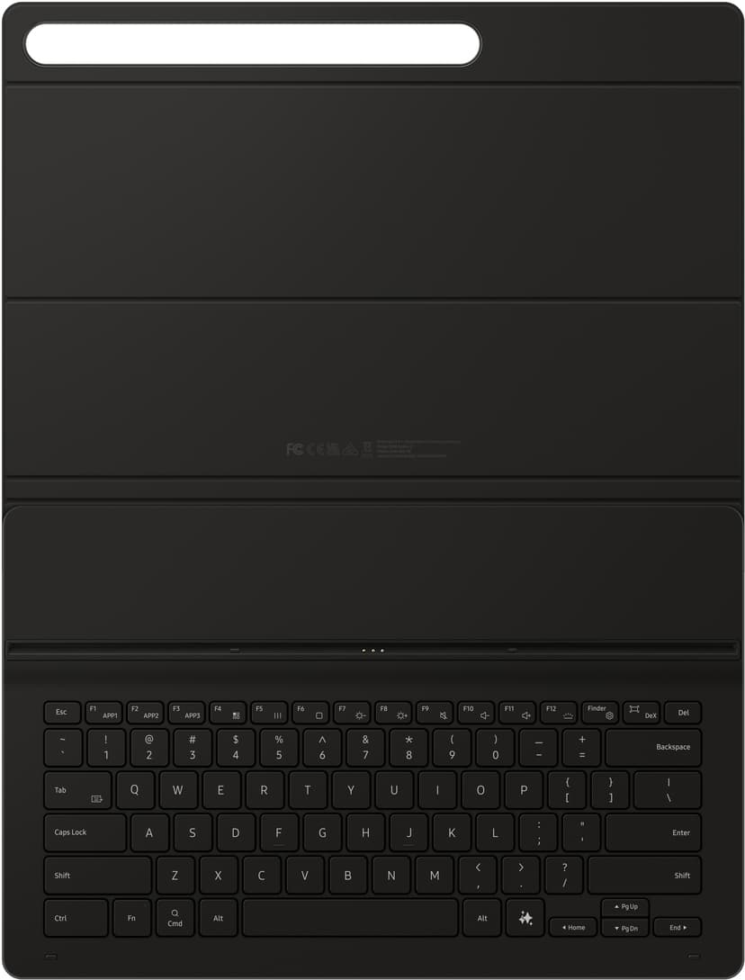 Samsung Book Cover Keyboard Slim AI Key Samsung Galaxy Tab S10 Ultra, Samsung Galaxy Tab S9 Ultra Nordisk Sort