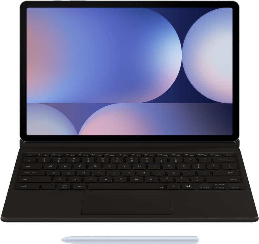 Samsung Book Cover Keyboard AI Key Samsung Galaxy Tab S10+, Samsung Galaxy Tab S9 FE+, Samsung Galaxy Tab S9+ Nordisk Svart