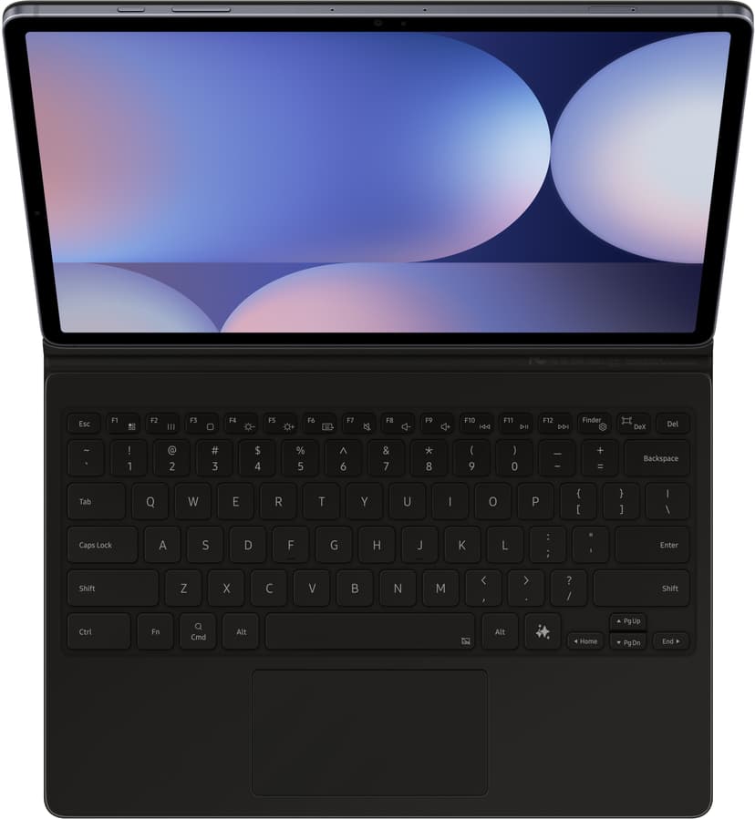Samsung Book Cover Keyboard AI Key Samsung Galaxy Tab S10+, Samsung Galaxy Tab S9 FE+, Samsung Galaxy Tab S9+ Nordisk Svart