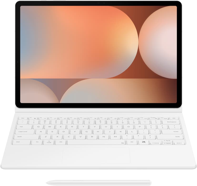 Samsung Book Cover Keyboard AI Key Samsung Galaxy Tab S10+, Samsung Galaxy Tab S9+, Samsung Galaxy Tab S9+ FE Nordisk Hvit