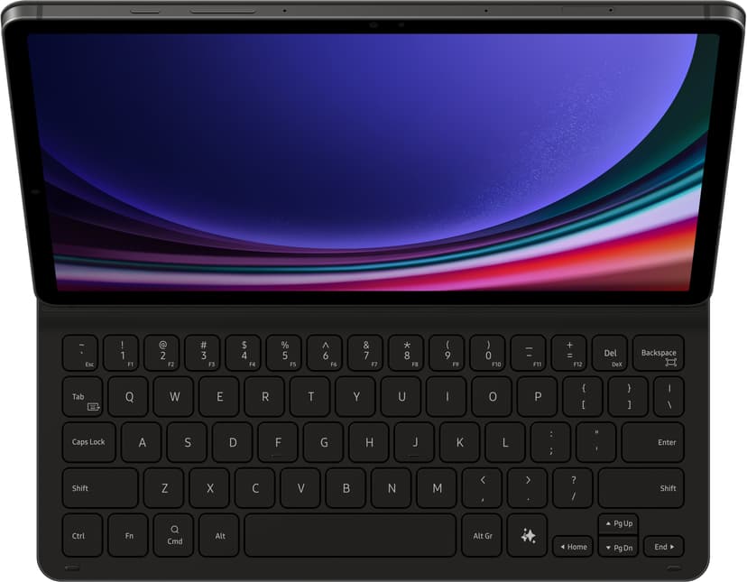 Samsung Book Cover Keyboard Slim AI Key Samsung Galaxy Tab S10 FE, Samsung Galaxy Tab S10 Lite, Samsung Galaxy Tab S9, Samsung Galaxy Tab S9 FE Nordisk Svart