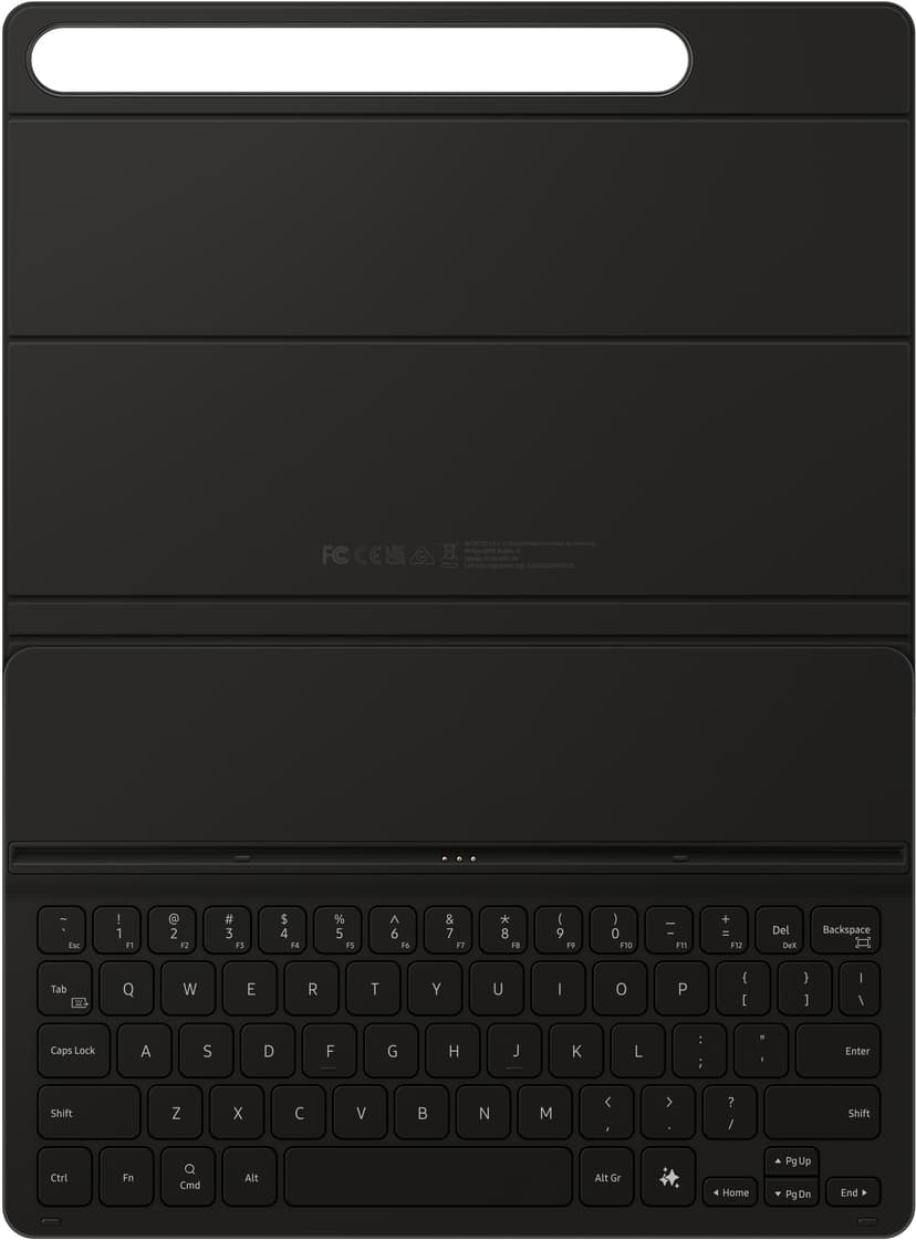 Samsung Book Cover Keyboard Slim AI Key Samsung Galaxy Tab S10 FE, Samsung Galaxy Tab S10 Lite, Samsung Galaxy Tab S9, Samsung Galaxy Tab S9 FE Nordisk Svart