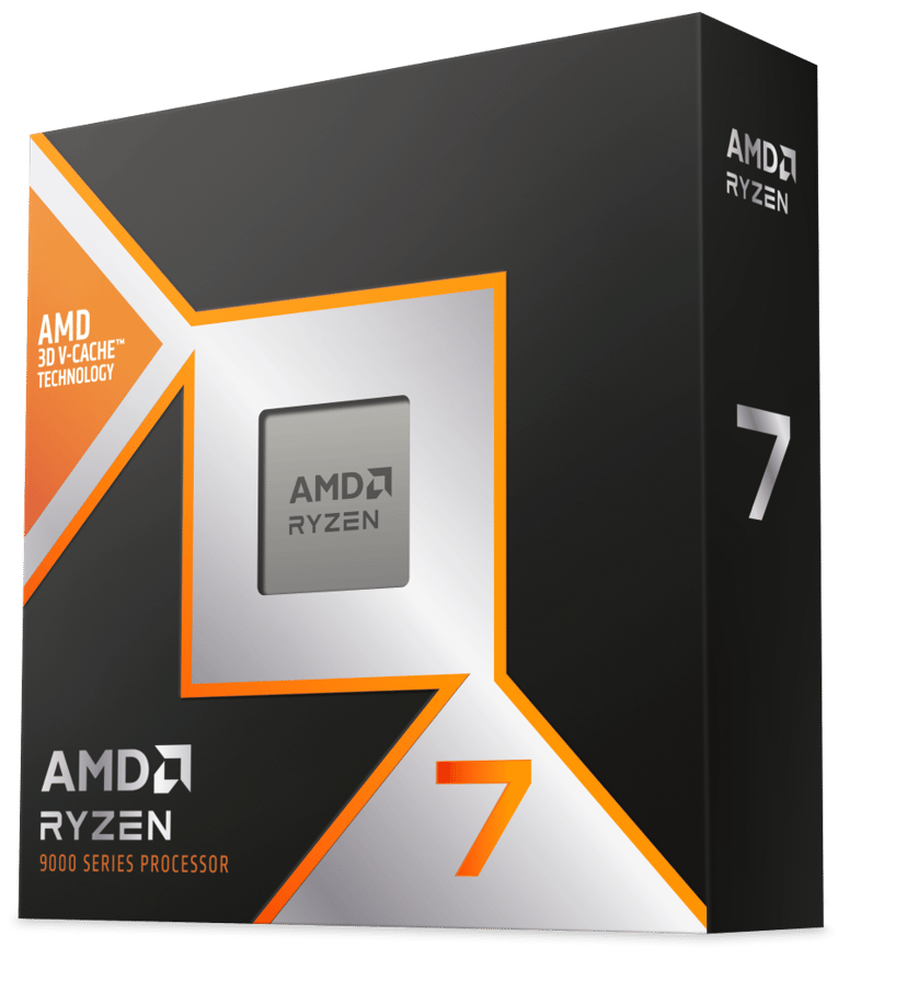 CPU AMD Ryzen 7 9800X3D CPU AMD Ryzen 7 9800X3D 4.7GHz AM5 Processor (100-100001084WOF)