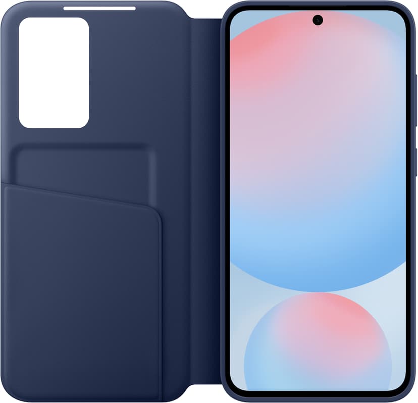 Samsung Smart View Wallet Case Samsung Galaxy S24 FE Donkerblauw